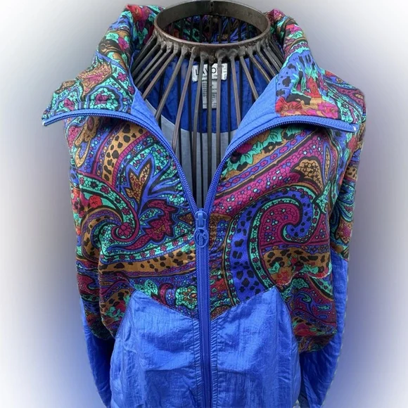 Lavon by Cheerful Corp Vintage 80s/90s Bomber Style Jacket Windbreaker Track - Picture 6 of 15